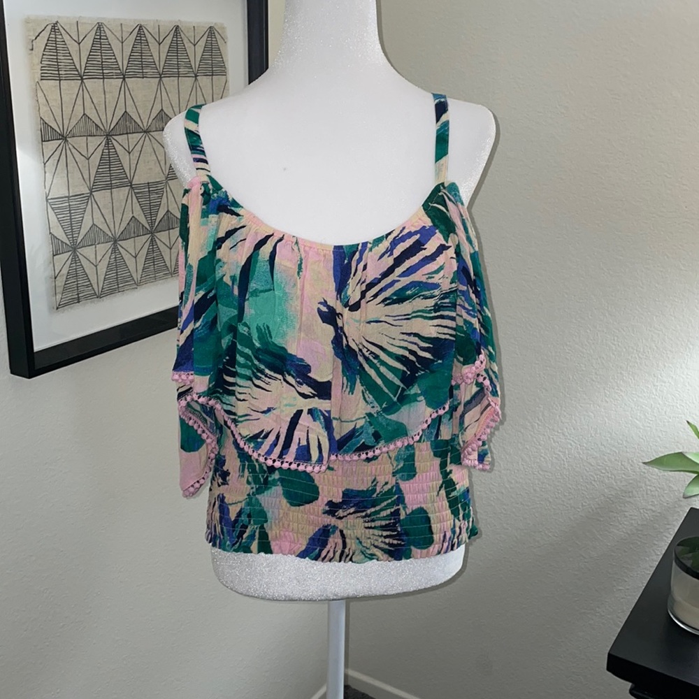 Torrid summer blouse, size 0/large/12 new with tags